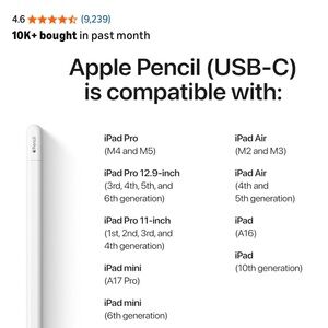 Apple Pencil with USB-C Port